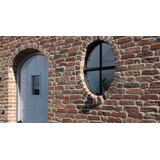 KempiQ Stalen Ossenoog raam H51xB40cm enkel glas vast model