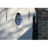 KempiQ Stalen Ossenoog raam H80xB62cm enkel glas vast model