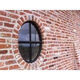 KempiQ Stalen ossenoog raam H64xB50cm dubbel glas, vast model