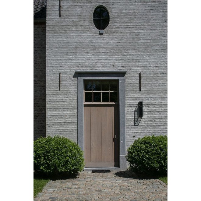 KempiQ Muuranker decoratief smeedijzer zwart 60cm met gesplitste krul