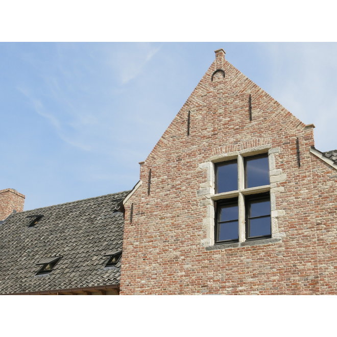 KempiQ Muuranker decoratief smeedijzer zwart 60cm met gesplitste krul