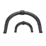 KempiQ Muuranker decoratief smeedijzer zwart hoefijzer 35cm