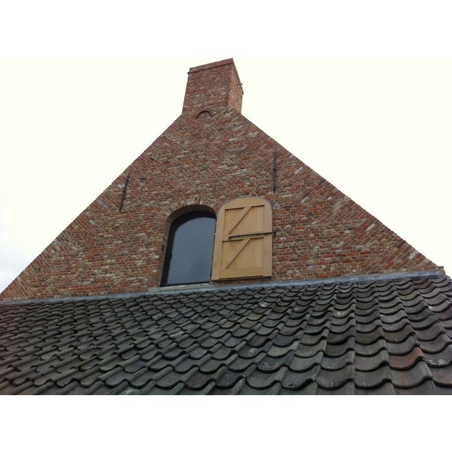KempiQ Muuranker decoratief smeedijzer zwart hoefijzer 35cm