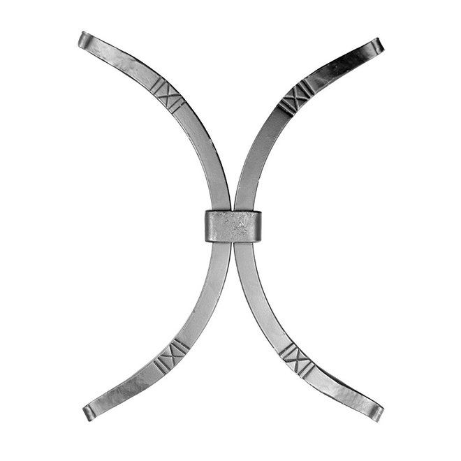 KempiQ Muuranker decoratief smeedijzer muuranker zwart hoefijzer 35cm