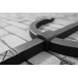KempiQ Muuranker decoratief smeedijzer zwart Zwaard 35cm