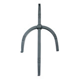KempiQ Muuranker decoratief smeedijzer zwart Zwaard 35cm