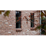 KempiQ Authentiek zwart stalen raam vast model dubbel glas B55xH100 cm