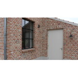 KempiQ Authentiek zwart stalen raam vast B98 x H82 cm enkel glas