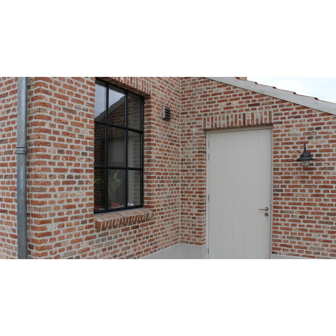 KempiQ Authentiek zwart stalen raam vast B98 x H82 cm enkel glas