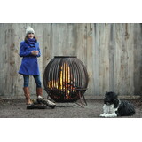 KempiQ Vuurkorf zwart gecoat staal Medium  model  Ø70cm