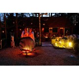 KempiQ Vuurkorf zwart gecoat staal Medium  model  Ø70cm