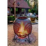 KempiQ Vuurkorf zwart gecoat staal Large model Ø 95cm
