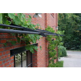 KempiQ Decoratieve klimplantdrager zwart gecoat 1 meter