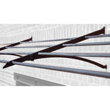 KempiQ Decoratieve klimplantdrager zwart gecoat 2 meter