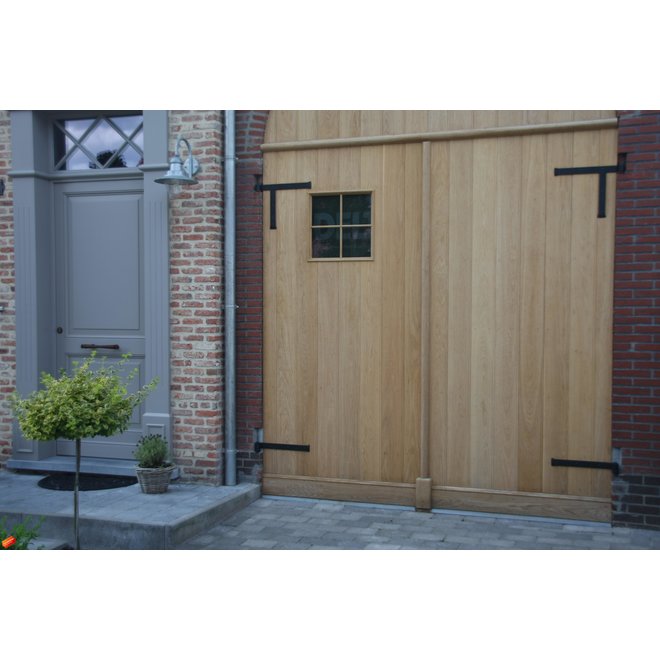 KempiQ Poortdeur scharnier zwart gesmeed 50cm