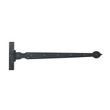 KempiQ Poortdeur scharnier  teardrop zwart gesmeed 90cm