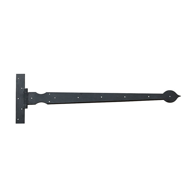 KempiQ Poortdeur scharnier  teardrop zwart gesmeed 90cm