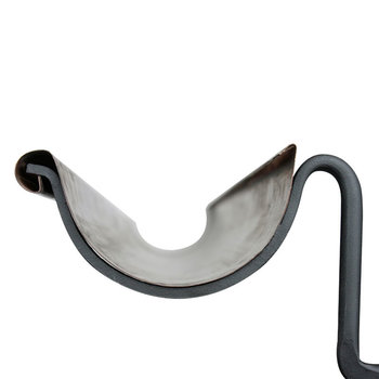 Goothaak zwart metaal 12.5cm decoratief gesmeed Goothaak zwart metaal 12.5cm decoratief gesmeed