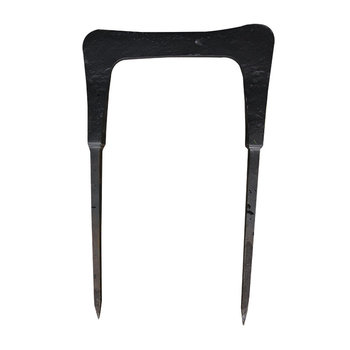 Schoenschraper zwart metaal decoratief gesmeed Schoenschraper zwart metaal decoratief gesmeed