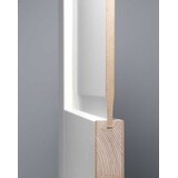 Weekamp Klassiek houten binnendeur WK6552 glas stomp wit gegrond