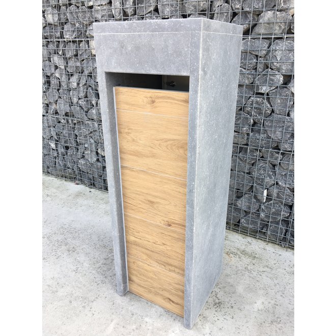 KempiQ Belgische Arduin hardsteen brievenbus Woodlook model 1