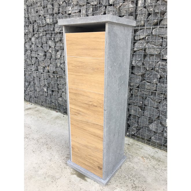 KempiQ Belgische Arduin hardsteen brievenbus Woodlook model 5