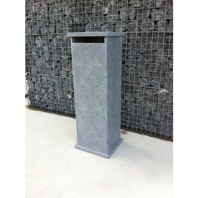 KempiQ Belgische Arduin hardsteen brievenbus vrijstaand model 5