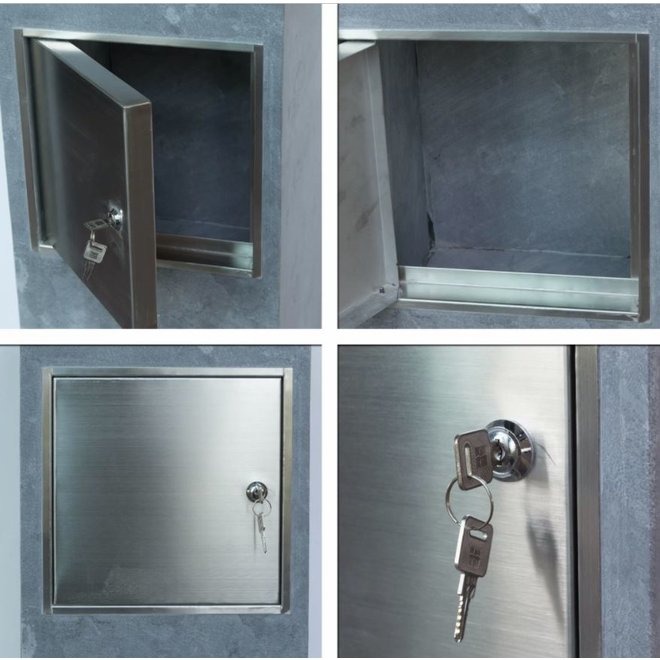 KempiQ Belgisch hardsteen pakketbrievenbus model 7