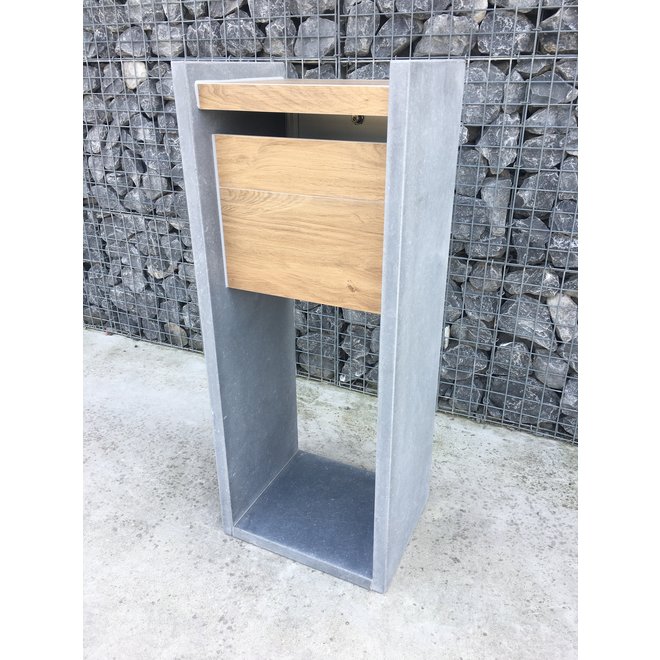 KempiQ Belgische Arduin hardsteen brievenbus Woodlook model 7