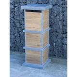 KempiQ Belgische Arduin hardsteen brievenbus Woodlook model  10