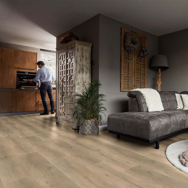 Viva Floors Eiken houtlook plak PVC vloer stroken kleur 6830