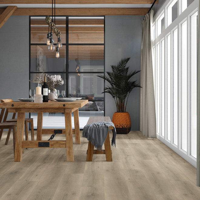 Viva Floors Eiken houtlook plak PVC vloer stroken kleur 6840