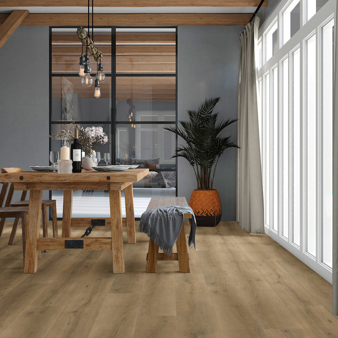 Viva Floors Eiken houtlook plak PVC vloer stroken kleur 6870
