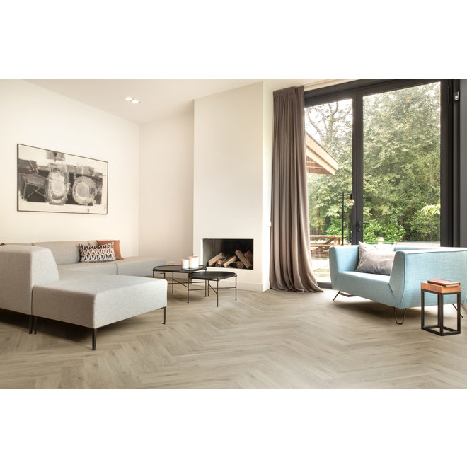 Hebeta Houtlook plak PVC vloer visgraat kleur H-77804