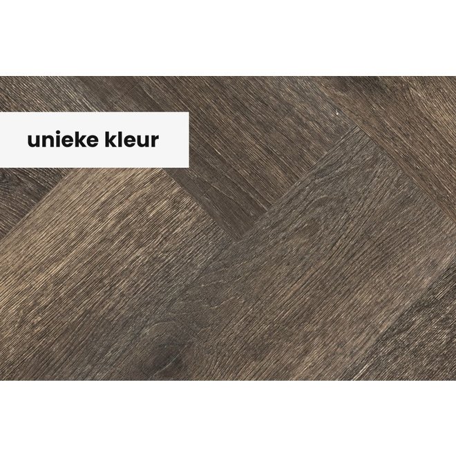 Hebeta Houtlook plak PVC vloer visgraat type Progress  kleur H-774548