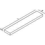 KempiQ Echte Belgisch hardstenen raamdorpel / vensterbank B18 cm  M1