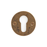 Dauby Authentiek cilinder deurrozet diameter 50mm rond extra vlak per stuk