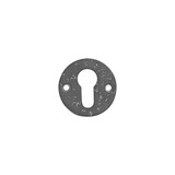 Dauby Authentiek cilinder deurrozet diameter 50mm rond extra vlak per stuk