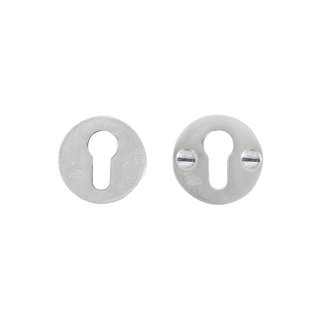 Dauby Authentiek beslagset veiligheidsrozet "cilinder" rond 50 mm   set van 2