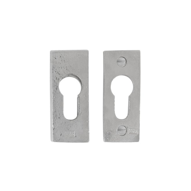 Dauby Authentiek beslagset veiligheidsrozet rechthoekig 30x68mm set van 2