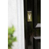 Dauby Authentiek beslagset veiligheidsrozet rechthoekig 30x68mm set van 2