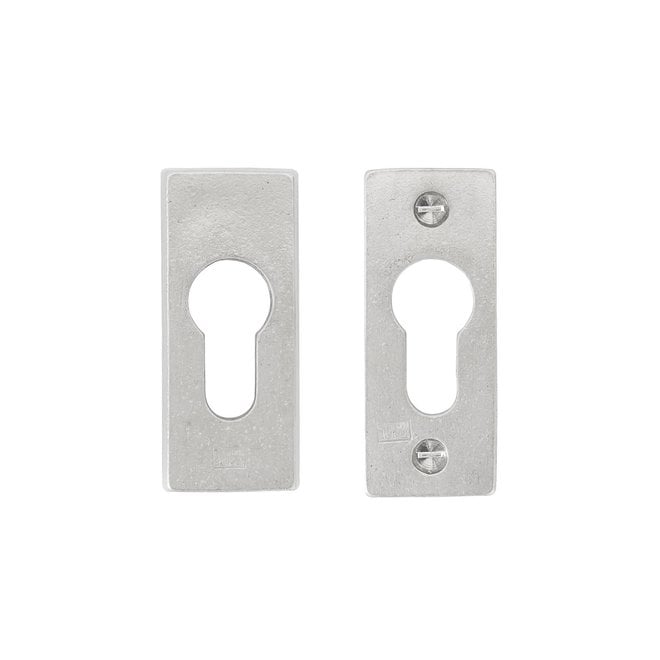 Dauby Authentiek beslagset veiligheidsrozet rechthoekig 30x68mm set van 2