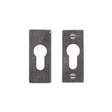 Dauby Authentiek beslagset veiligheidsrozet rechthoekig 30x68mm set van 2