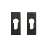 Dauby Authentiek beslagset veiligheidsrozet rechthoekig 30x68mm set van 2