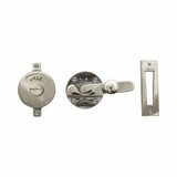 Dauby Authentiek Dauby deurbeslagset Toiletslot ''Retro'' + slotplaat per set