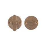Dauby Authentiek Dauby deurbeslagset Toiletslot 50mm rond set van 2
