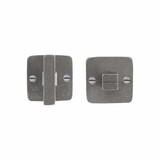 Dauby Authentiek Dauby deurbeslagset Toiletslot 50mm vierkant set van 2