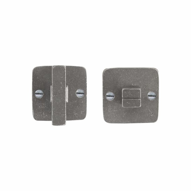 Dauby Authentiek Dauby deurbeslagset Toiletslot 50mm vierkant set van 2