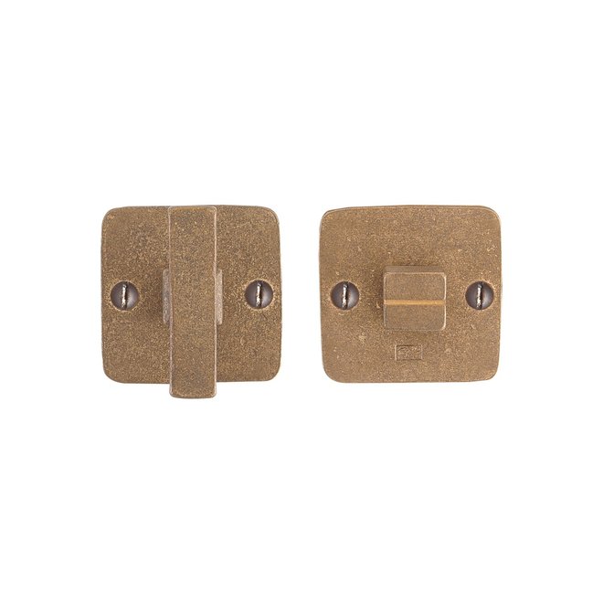 Dauby Authentiek Dauby deurbeslagset Toiletslot 50mm vierkant set van 2