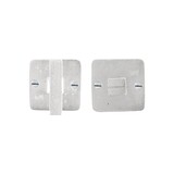 Dauby Authentiek Dauby deurbeslagset Toiletslot 50mm vierkant set van 2